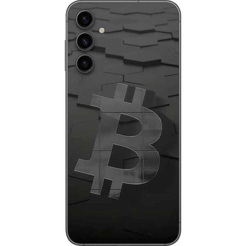Bitcoin Textured Logo Galaxy A14 5G Skin